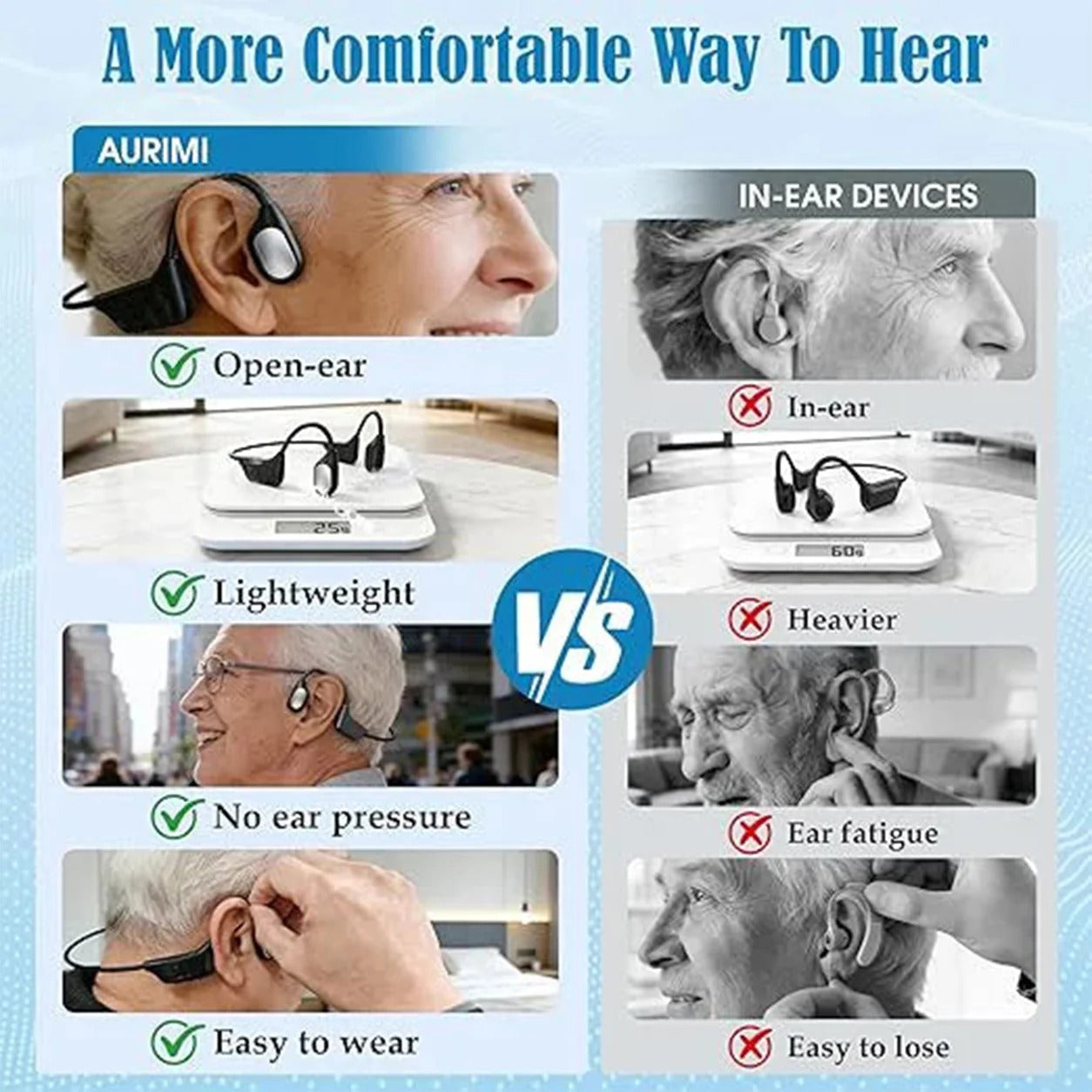 🔥 Final 2 Hours : Only Limited Stock Left🏆KLENIMORE®  Bone Conduction Smart Hearing Headphones （Mayo Clinic Recommended）